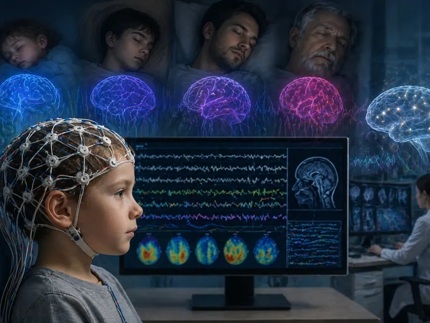 دراسة تكشف عن تأثير النوم والعمر على النشاط الكهربائي للدماغ
