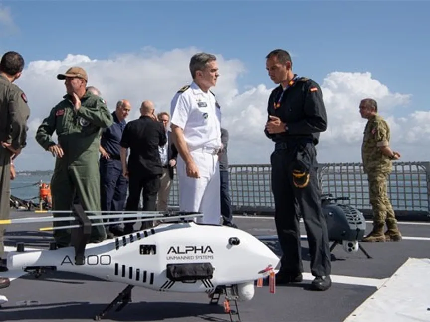 جانب من التدريبات لحلف الناتو قبالة سواحل البرتغال. 19 سبتمبر 2023 - twitter/NATO - @NATO