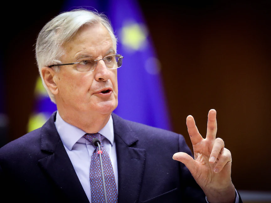 السياسي الفرنسي ميشيل بارنييه - REUTERS