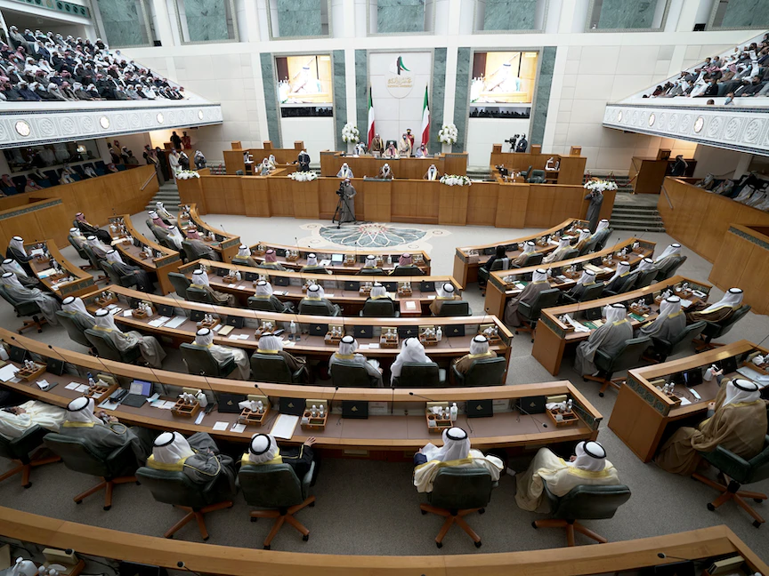 الجلسة الأولى للبرلمان الكويتي بعد الانتخابات - 15 ديسمبر 2020 - REUTERS