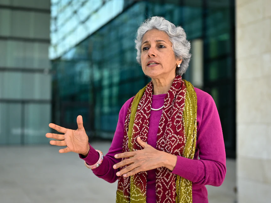 سمية سواميناثان كبيرة علماء منظمة الصحة العالمية - 8 مايو 2021 - AFP