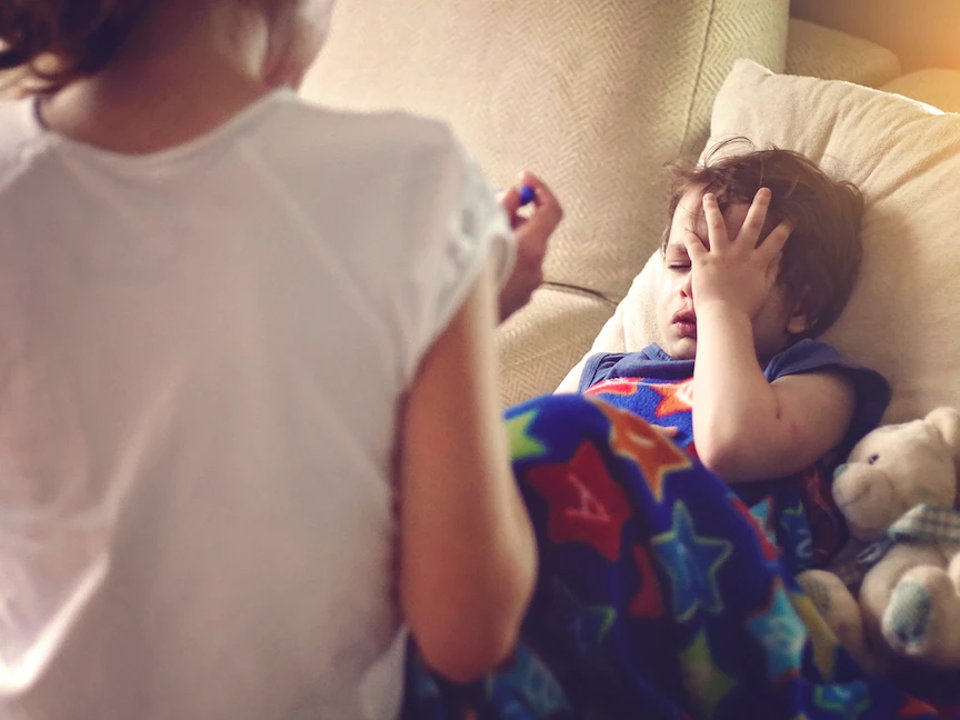 طفل تبدو عليه علامات الإعياء - Getty Images