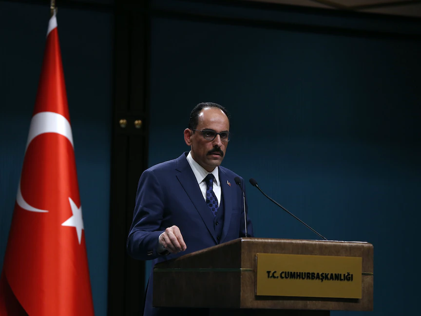 إبراهيم قالن المتحدث باسم الرئاسة التركية - 18 فبراير 2020 - Getty Images