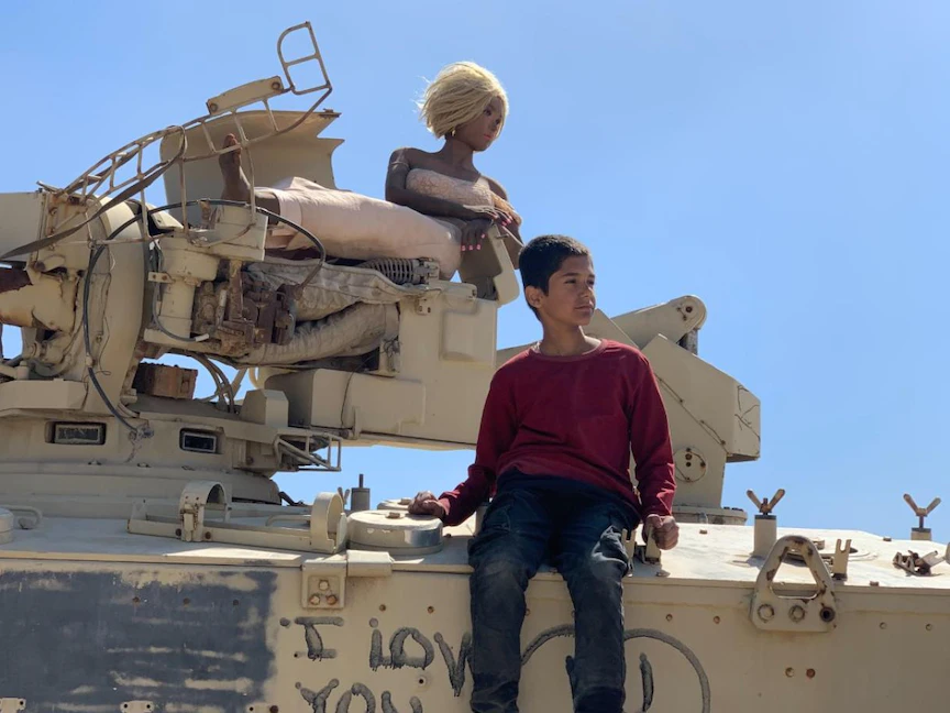 لقطة من الفيلم العراقي "جنائن معلقة"