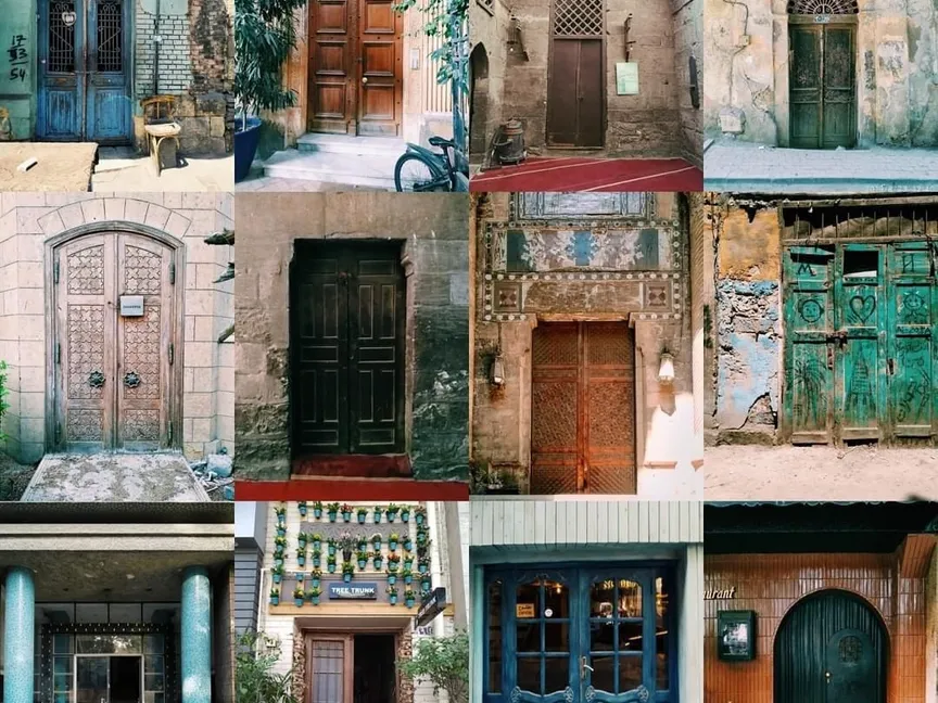 أبواب القاهرة المختلفة في فنونها وتنوعها تحكي تاريخاً من الجمال - مشروع الألف باب