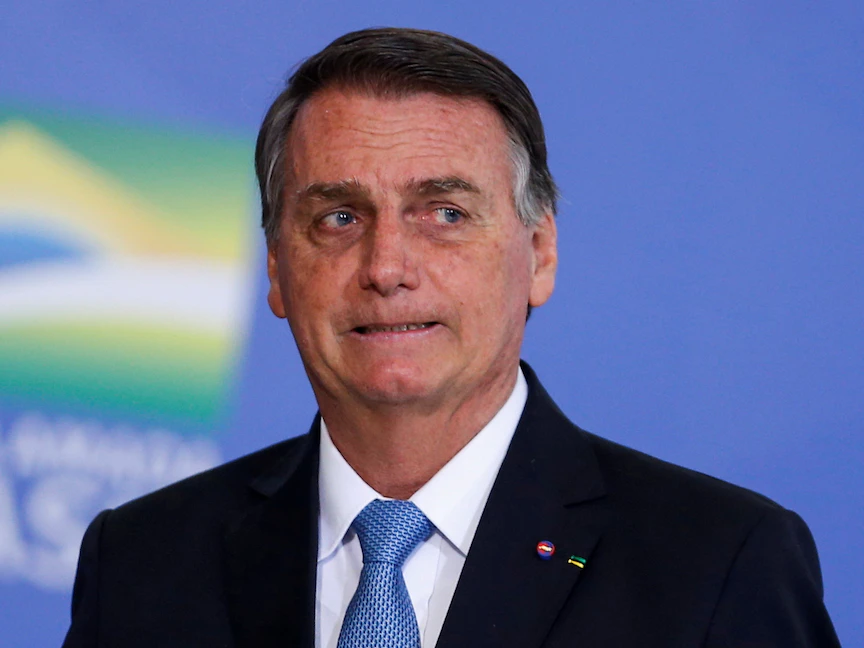 الرئيس البرازيلي جايير بولسونارو - REUTERS