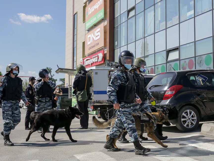 عدد من عناصر قوات مكافحة الإرهاب في روسيا - Donat Sorokin/TASS