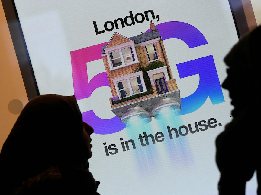 تراجع "هواوي" في بريطانيا بعد حظر وجودها بسوق الجيل الخامس