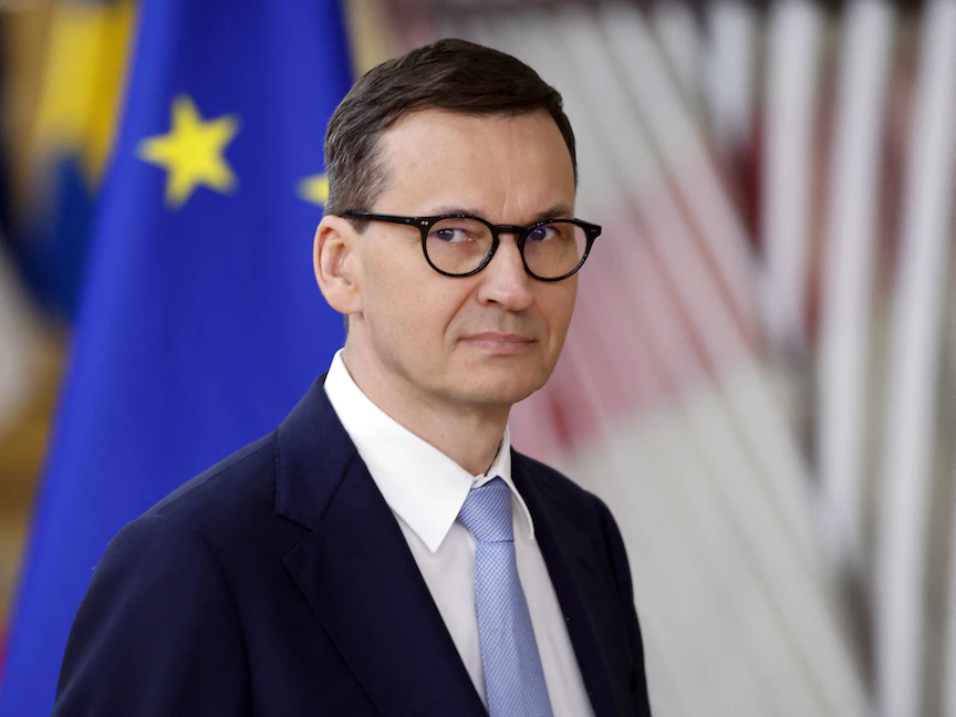 رئيس الوزراء البولندي ماتيوس مورافيسكي - AFP