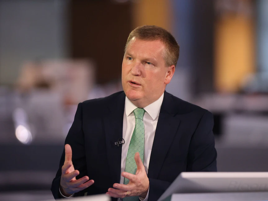 وزير المالية الإيرلندي مايكل ماكجراث في حوار مع "بلومبرغ"، لندن، المملكة المتحدة - 26 يناير 2023 - Bloomberg