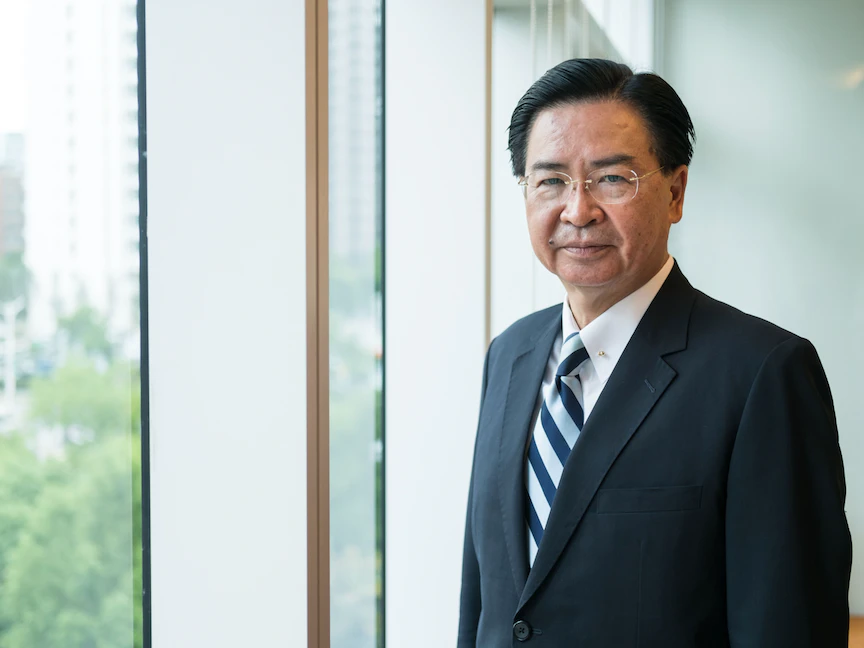 وزير الخارجية التايواني جوزيف وو في تايبيه - 24 أغسطس 2018 - Bloomberg