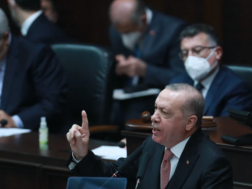 الرئيس التركي رجب طيب أردوغان - AFP