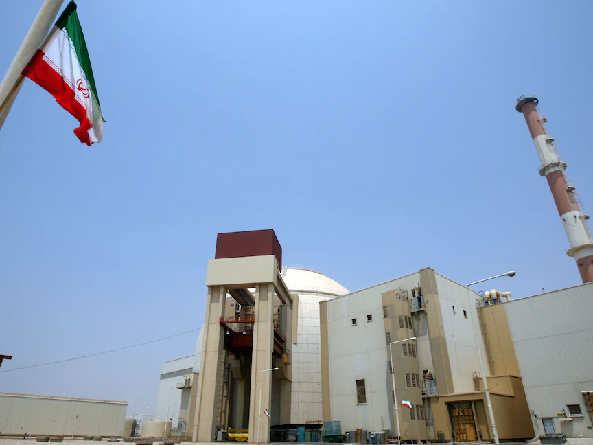 مبنى المفاعل في محطة بوشهر للطاقة النووية في جنوب إيران. 21 أغسطس 2010 - AFP