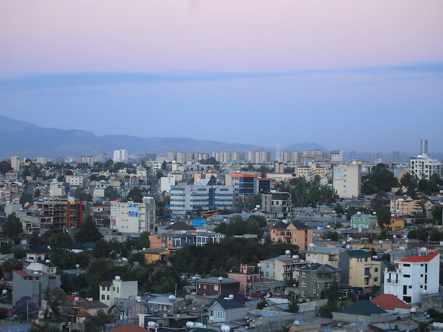 صورة عامة للعاصمة الإثيوبية أديس أبابا - REUTERS