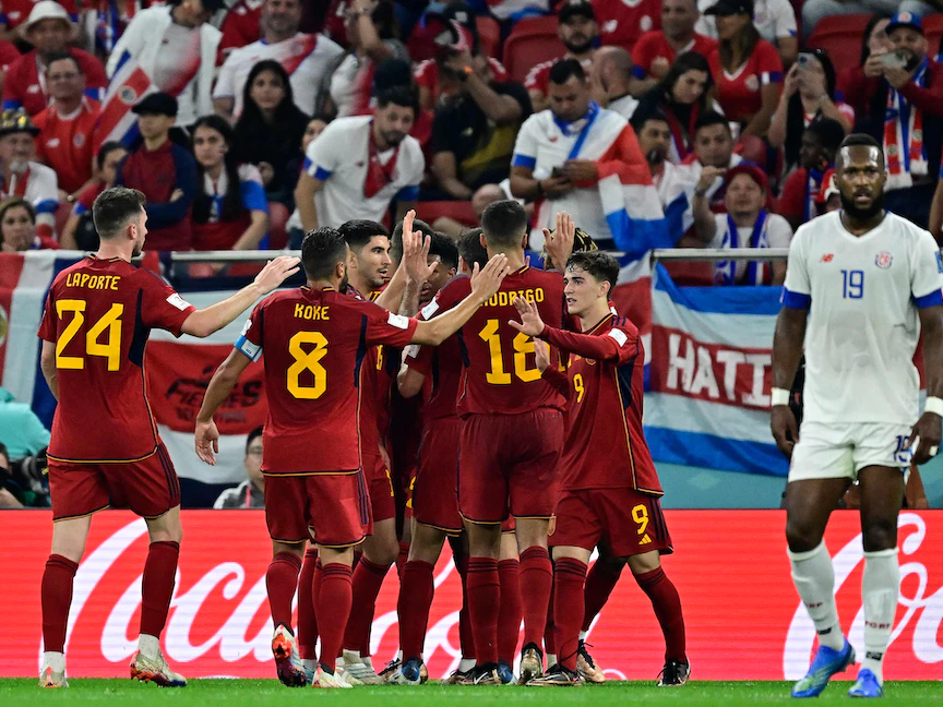 كأس العالم.. إسبانيا تسحق كوستاريكا واليابان تفاجئ ألمانيا