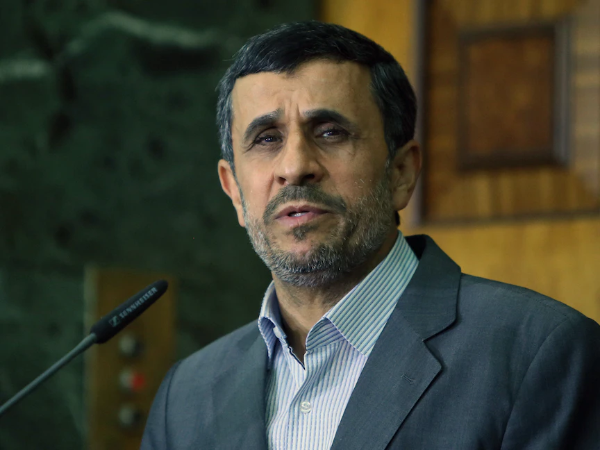 الرئيس الإيراني السابق محمود أحمدي نجاد - AFP