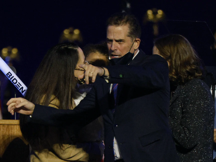 هانتر بايدن نجل الرئيس الأميركي المنتخب جو بايدن - REUTERS