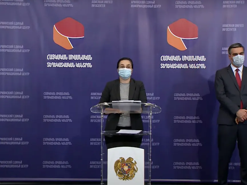 المتحدثة باسم وزارة الخارجية الأرمينية آنا ناغداليان - الموقع الإلكتروني لوزارة الخارجية الأرمينية