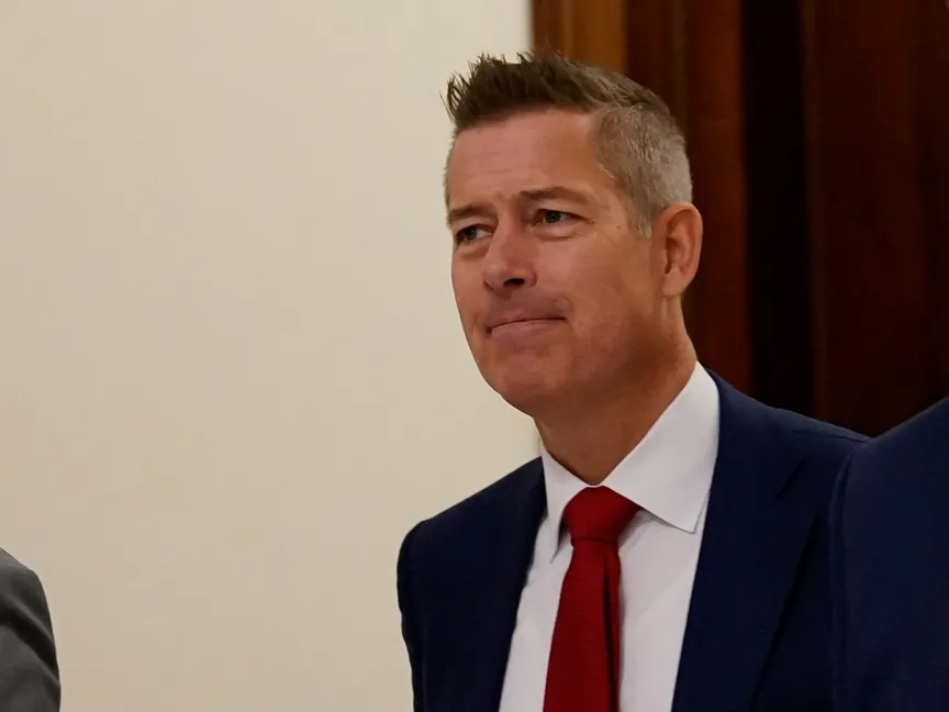 شون دافي في مبنى الكابيتول بواشنطن. 11 ديسمبر 2024 - Reuters