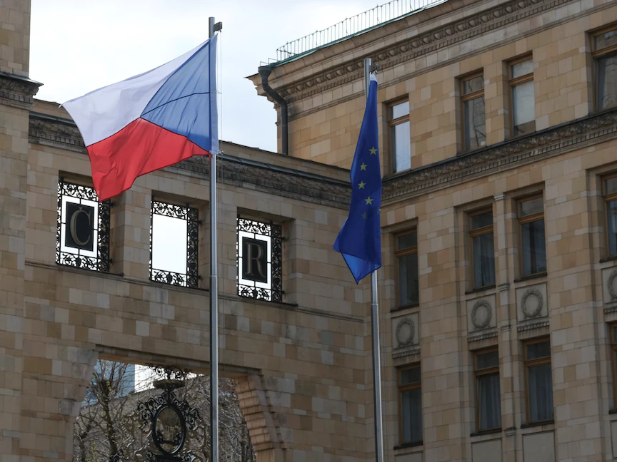 سفارة جمهورية التشيك في العاصمة الروسية، موسكو. 18 أبريل 2021 - REUTERS