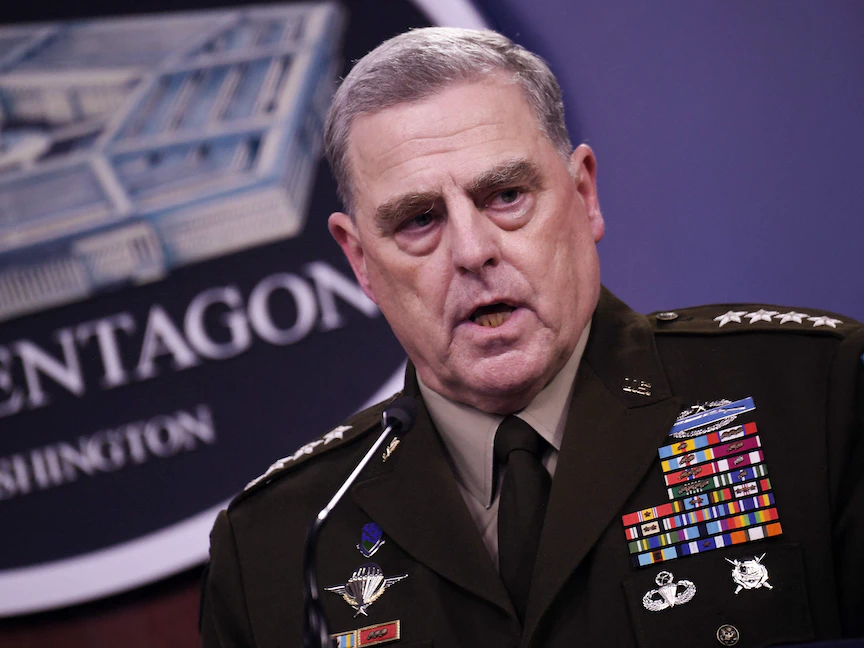 رئيس هيئة الأركان الأميركية المشتركة الجنرال مارك ميلي - 18 أغسطس 2021 - AFP