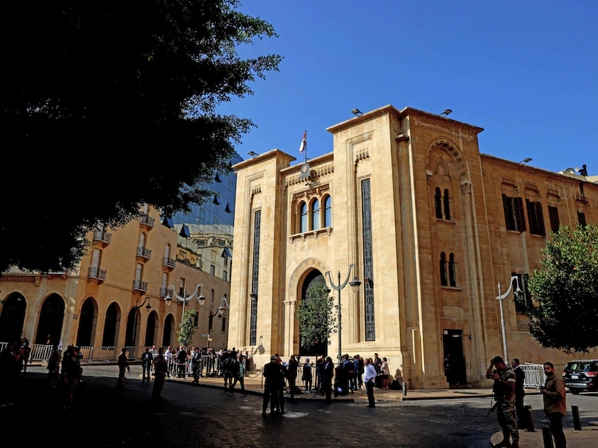 مبنى البرلمان اللبناني في بيروت- 24 أكتوبر 2022 - AFP