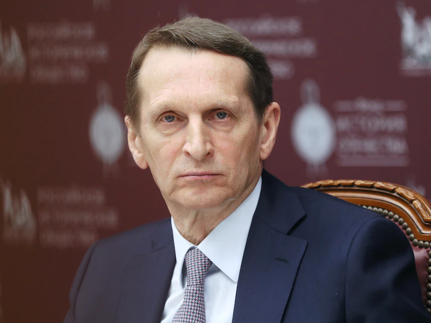 رئيس جهاز الاستخبارات الخارجية الروسية سيرجي ناريشكين - 20 أبريل 2021 - TASS