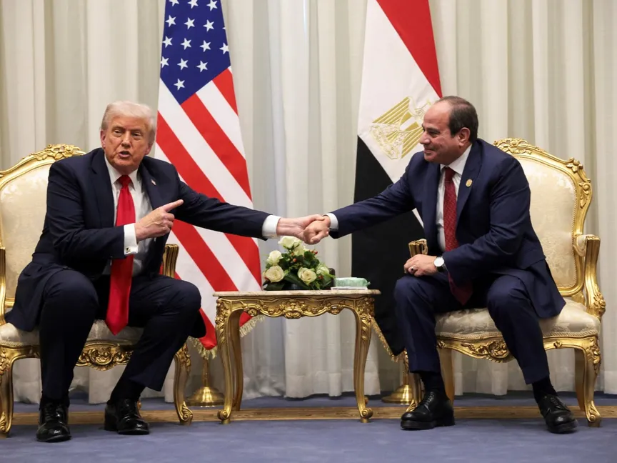 لقاء السيسي وترمب في دافوس.. أبرز الملفات ومطالب القاهرة من واشنطن