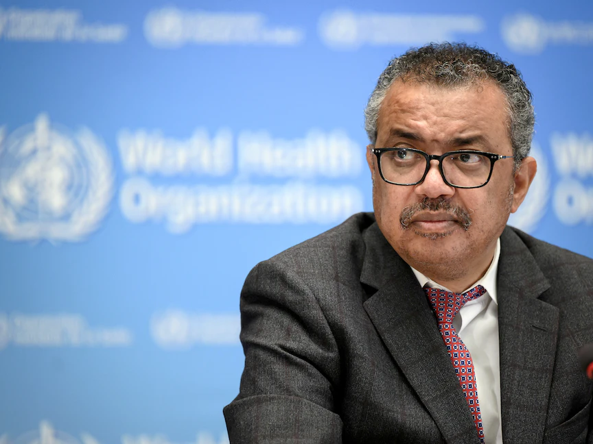 المدير العام لمنظمة الصحة العالمية تيدروس أدهانوم جيبريسوس - REUTERS