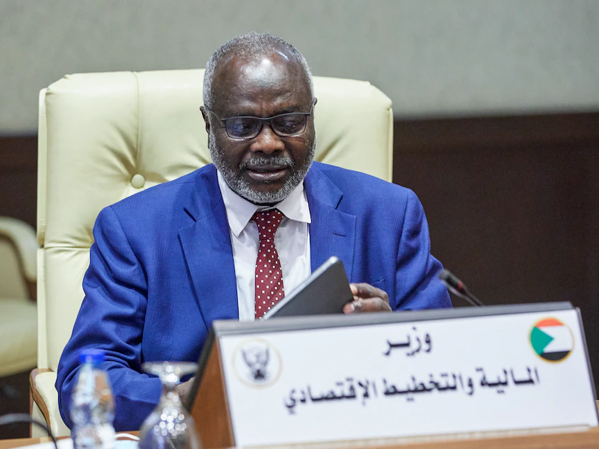 وزير المالية والتخطيط الاقتصادي في السودان جبريل إبراهيم - AFP