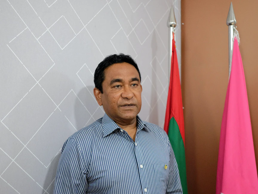 إدانة رئيس المالديف السابق بتهمة الفساد