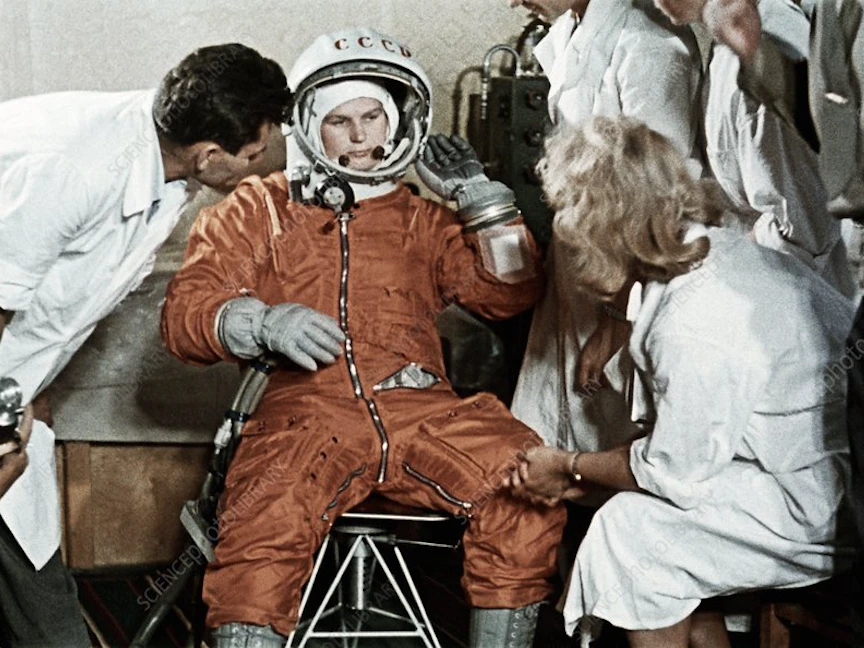 رائدة الفضاء الروسية فالنتينا تريشكوفا. - Science Photo Library