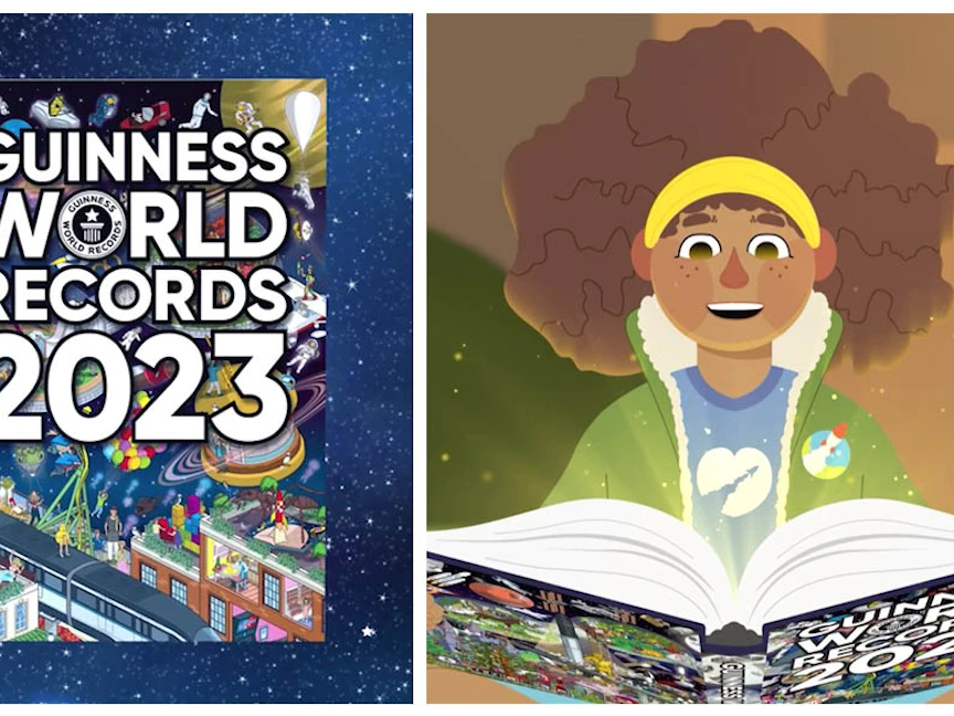 غلاف كتاب "جينيس" 2023 - guinnessworldrecords.ae