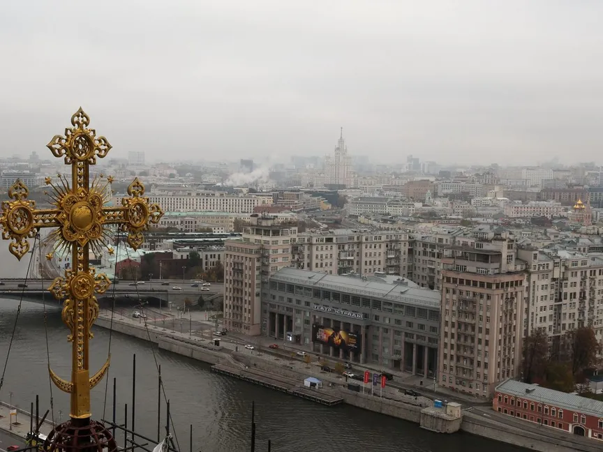 صورة جوية للعاصمة الروسية موسكو، 20 أكتوبر 2025 - REUTERS