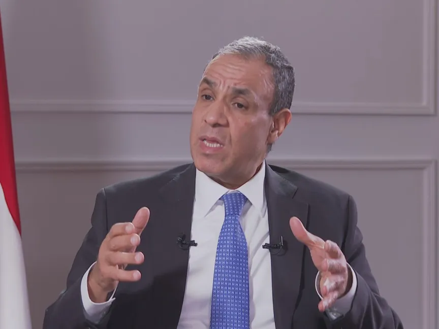 وزير الخارجية المصري بدر عبد العاطي خلال حوار مع "الشرق". 13 مارس 2025 - الشرق