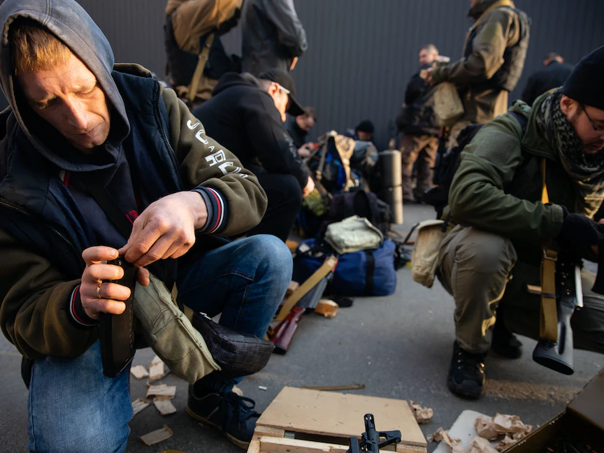 بالصور..  حياة الأوكرانيين في زمن الحرب