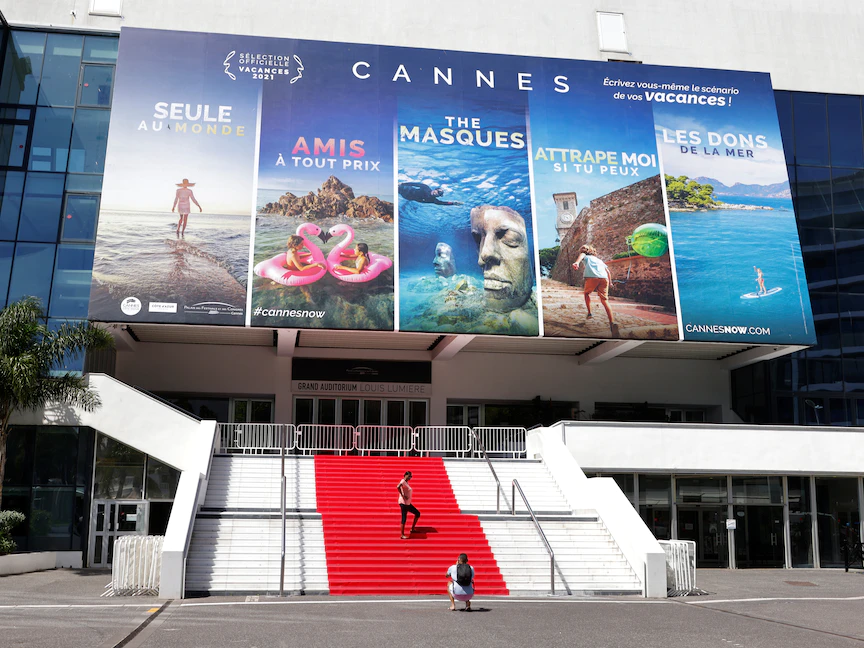 استعدادات جارية لفعاليات مهرجان كان السينمائي الدولي - REUTERS