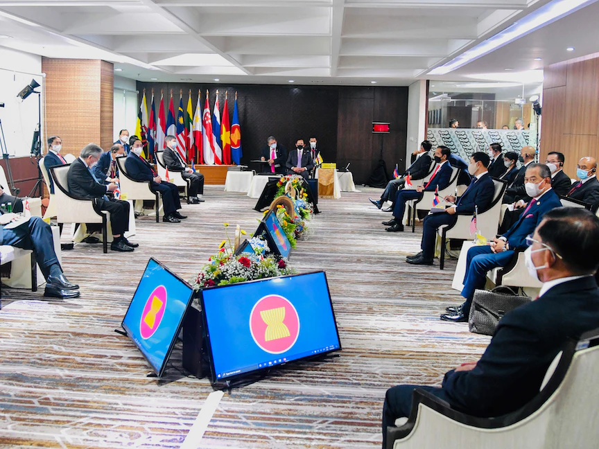 زعماء "آسيان" في العاصمة الإندونيسية جاكرتا لبحث أزمة ميانمار - AFP