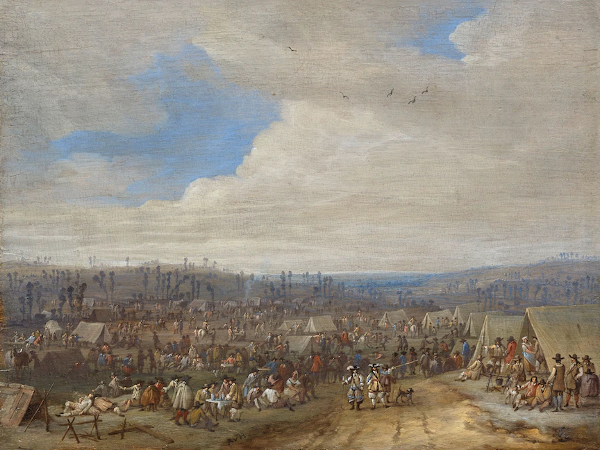 لوحة "جنود في المخيم" المفقودة من كونستهاوس زيورخ -25 يناير 2023 - kunsthaus.ch