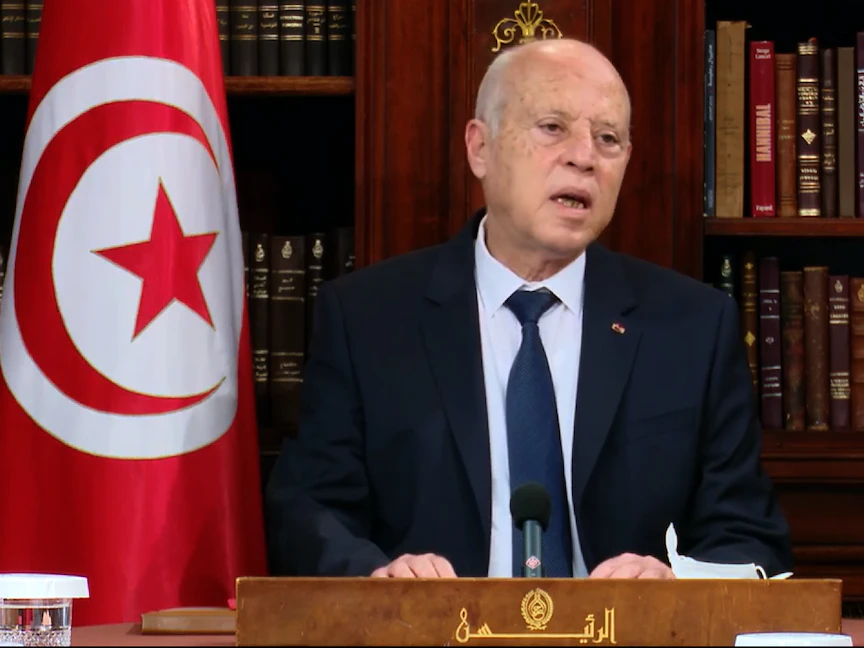 الرئيس التونسي قيس سعيد - 26 يوليو 2021 - Anadolu Agency via Getty Images