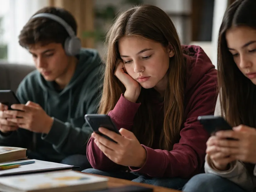 دراسة: وسائل التواصل الاجتماعي ترتبط بتدهور الصحة النفسية لدى الأطفال