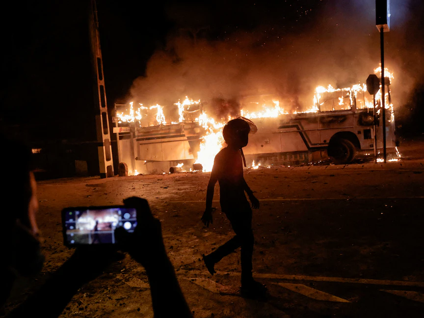 تعزيزات أمنية في سريلانكا بعد تصاعد الغضب بسبب الأزمة الاقتصادية