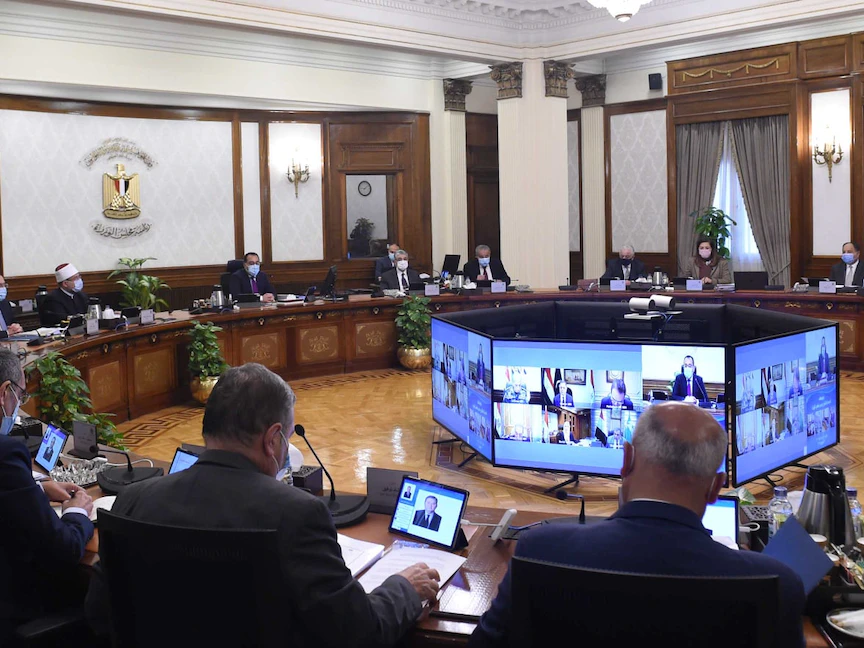 جلسة مجلس الوزراء المصري - 22 مارس 2022 - FACEBOOK/@EgyptianCabinet