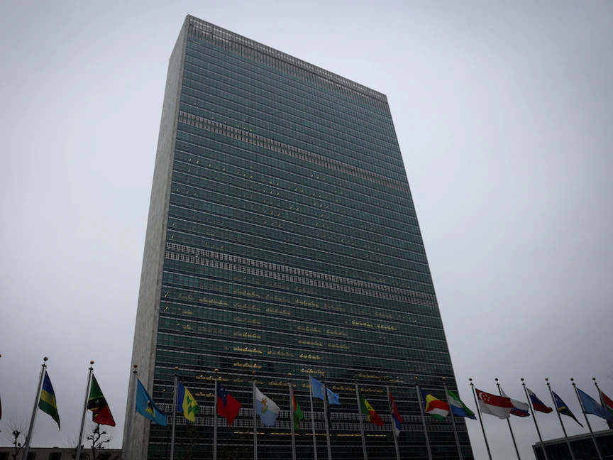 مقر الأمم المتحدة في نيويورك بالولايات المتحدة. 20 فبراير 2023 - REUTERS