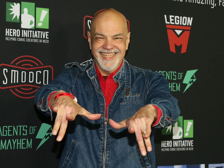 فنان الرسومات الهزلية جورج بيريز في مسرح TCL الصيني في هوليوود- 30 يناير 2019 - AFP