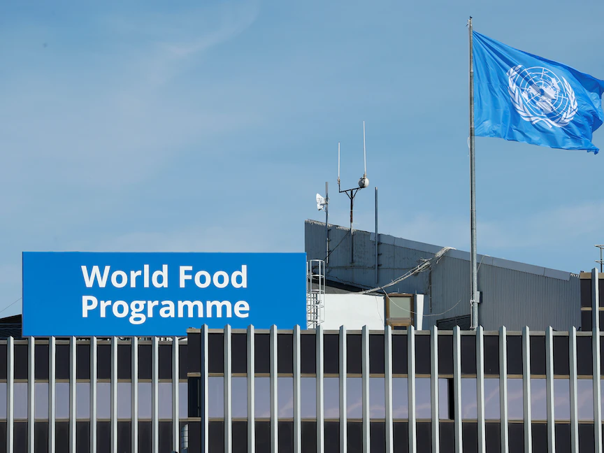 أحد مقار برنامج الغذاء العالمي. - REUTERS