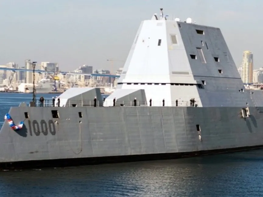 المدمرة الأميركية "USS Zumwalt" في صورة غير مؤرخة - Military watch