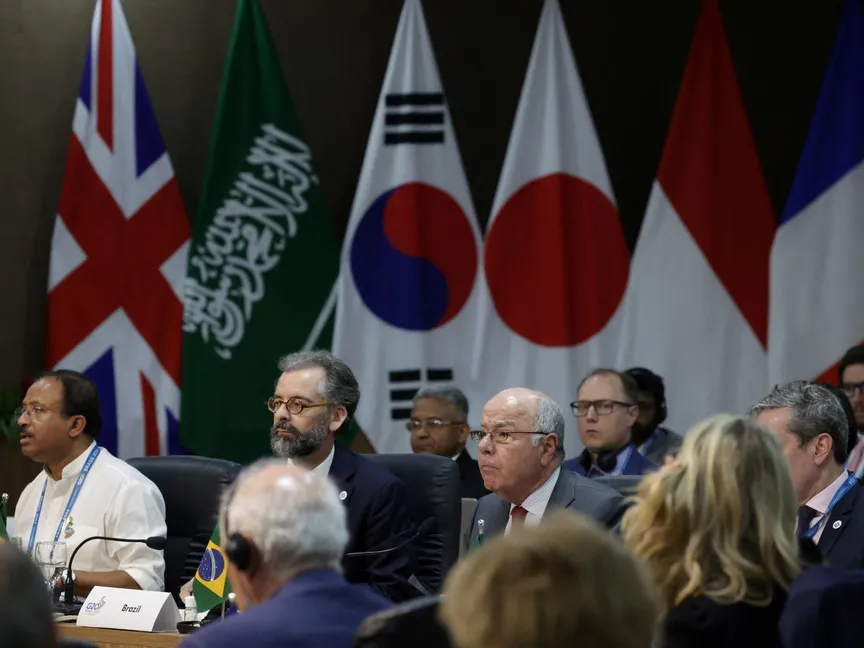 جانب من اجتماعات مجموعة العشرين في ريو دي جانيرو. 21 فبراير 2024 - Reuters