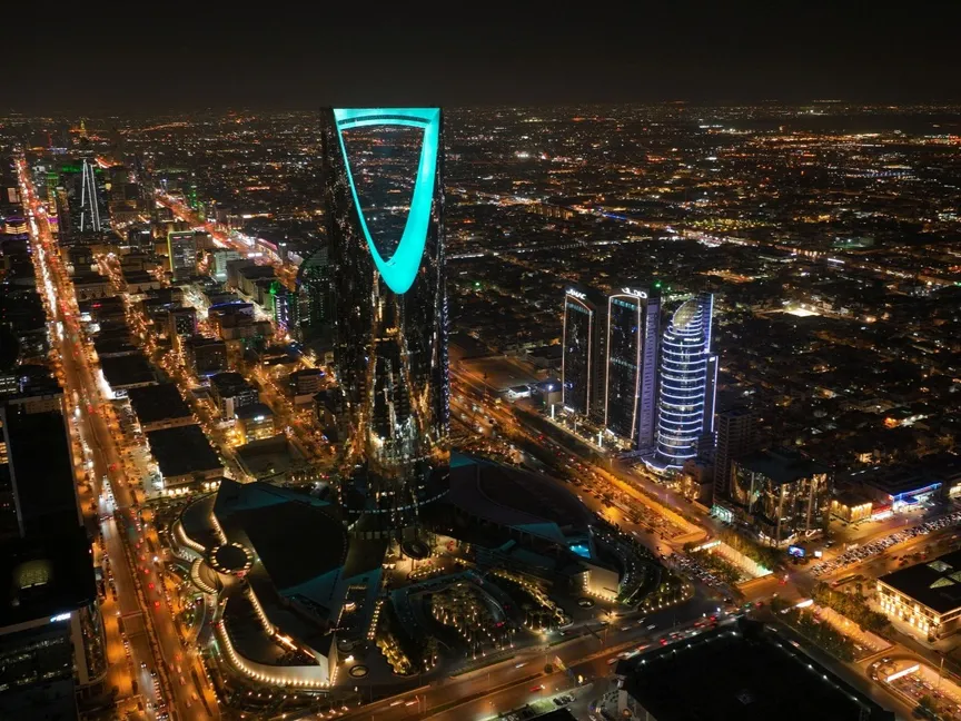 منظر من طائرة بدون طيار يُظهر لمدينة الرياض في المملكة العربية السعودية. 15 نوفمبر 2024 - reuters