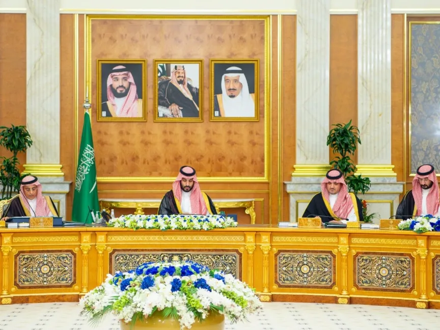 ولي العهد السعودي الأمير محمد بن سلمان يترأس اجتماع مجلس الوزراء في جدة، 1 سبتمبر 2026 - واس